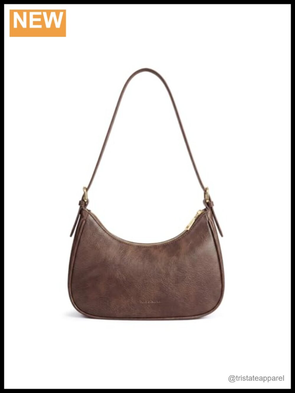 Women's Vegan Leather Hobo Shoulder Bag Small Adjustable Strap Purse